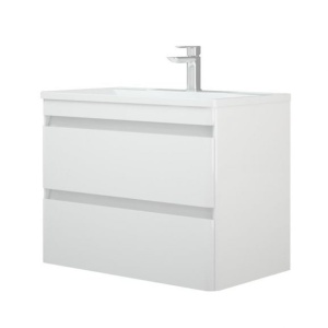 Тумба с раковиной Corozo Алабама 100 Z2 белый глянец подвесная