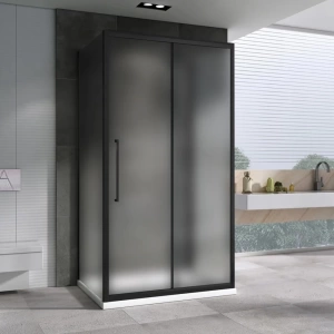 Душевой уголок ABBER Schwarzer Diamant П-образный AG30130BMH-S90BM-S90BM 130*90*195 L/R без поддона Душевой уголок ABBER Schwarzer Diamant П-образный AG30130BMH-S90BM-S90BM 130*90*195 L/R без поддона