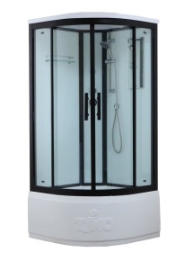 Душевая кабина Timo Standart T-6600 Black 100х100х220 Душевая кабина Timo Standart T-6600 Black 100х100х220