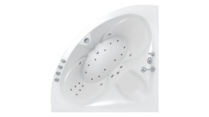 Гидромассажная  ванна Triton Сабина 160x160 полный комплект с экраном 