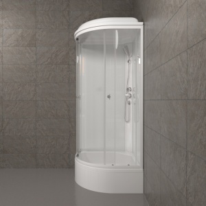 Душевая Кабина Ультра 90*90 В средний поддон  АКЦИЯ! Душевая Кабина Ультра 90*90 В средний поддон  АКЦИЯ!