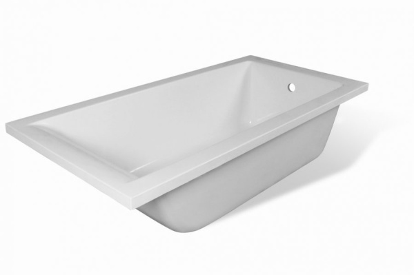 Ванна из искусственного камня Эстет Дельта 170х75 с возможностью изменения размера (комплект с подставкой и сливом