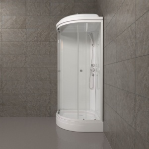 Душевая Кабина Экстра 88*88 А  низкий  поддон прозрачное стекло  Душевая Кабина Экстра 88*88 А  низкий  поддон прозрачное стекло