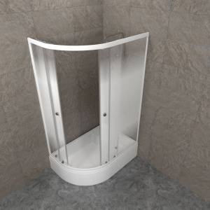 Душевой уголок Triton Коралл-Лайт В 120х80, правый, средний поддон Душевой уголок Triton Коралл-Лайт В 120х80, правый, средний поддон