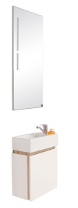 Комплект мебели Акватон Эклипс 46 М эбони светлый R