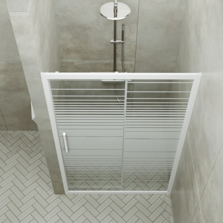 Душевая дверь в нишу Тритон "Слайд" 100x185