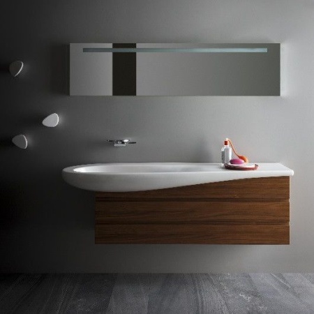 Раковина Laufen Ilbagnoalessi One 160*50 L с покрытием LCC