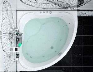 Акриловая ванна Aquanet Malta 150х150 комплект