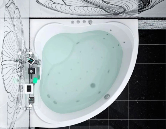 Акриловая ванна Aquanet Malta 150х150 комплект