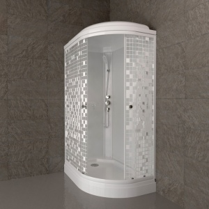 Душевая Кабина Тритон  Коралл 120*80 А Левая низкий поддон  Душевая Кабина Тритон  Коралл 120*80 А Левая низкий поддон