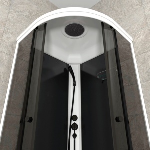 Душевая Кабина Грэй-Блэк 90*90 А (ПД31 Душевая Кабина Грэй-Блэк 90*90 А (ПД31