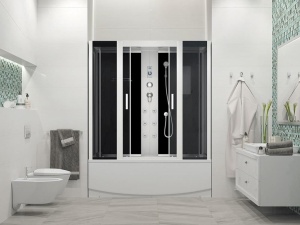 Душевая кабина Erlit ER4515TP-C4-RUS 150х80х215 тонированное стекло Душевая кабина Erlit ER4515TP-C4-RUS 150х80х215 тонированное стекло