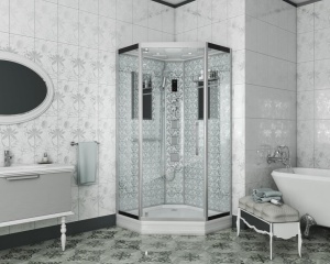Душевая кабина Niagara Luxe NG-7717W 100х100х220 L/R Душевая кабина Niagara Luxe NG-7717W 100х100х220 L/R
