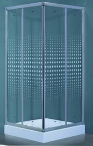 Душевой уголок Timo TL-9002 Romb Glass 90*90*200 с поддоном Душевой уголок Timo TL-9002 Romb Glass 90*90*200 с поддоном