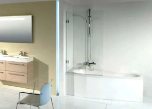 Акриловая ванна Riho Delta 160х80 R полный комплект с экраном