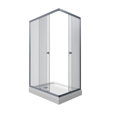 Душевое ограждение Triton Вента-Хром 120*80*202 L/R с поддоном