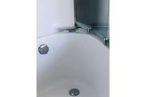 Душевая кабина RB 170ALP-C-CH (матовое) правая 170x100x225 профиль хром  Душевая кабина RB 170ALP-C-CH (матовое) правая 170x100x225 профиль хром