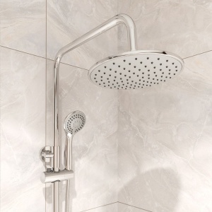 Смеситель с верхним душем, Helic, Milardo, HELSB1FM06