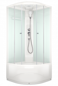 Душевая кабина Domani Spa Delight 99 Slim без электрики, высокий поддон 900x900x2180 (бел. стенки, прозр. стекла) DS01DS99HWCl00  Душевая кабина Domani Spa Delight 99 Slim без электрики, высокий поддон 900x900x2180 (бел. стенки, прозр. стекла) DS01DS99HWCl00