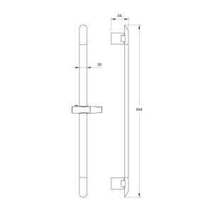 Стойка для душа, Mirro, IDDIS, MIR6940i17