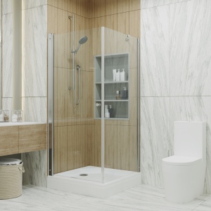 Душевой уголок "Форта-Хром", с поддоном 900x900x2020 Душевой уголок "Форта-Хром", с поддоном 900x900x2020