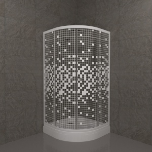 Душевой уголок Тритон "Мозаика", низкий поддон 900x900x1910 Душевой уголок Тритон "Мозаика", низкий поддон 900x900x1910