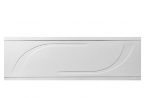 Ванна из искусственного камня Эстет Лаура 170х70 с возможностью изменения размера (комплект) с подставкой и  сливом 