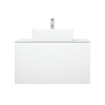 Тумба с раковиной Corozo Рино 90 белый глянец
