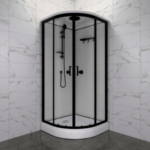 Душевая Кабина  Тритон Прайм-Блэк 90*90 А низкий поддон Душевая Кабина  Тритон Прайм-Блэк 90*90 А низкий поддон
