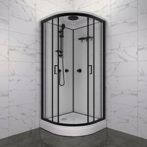 Душевая Кабина  Тритон Прайм-Блэк 90*90 А низкий поддон Душевая Кабина  Тритон Прайм-Блэк 90*90 А низкий поддон