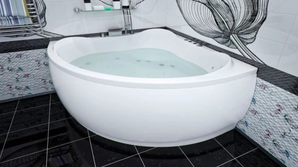 Акриловая ванна Aquanet Malta 150х150 комплект