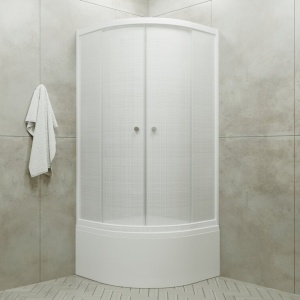 Душевое Ограждение Лён 90*90 Б высокий поддон  Душевое Ограждение Лён 90*90 Б высокий поддон