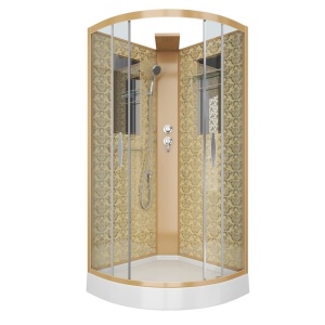 Душевая кабина Niagara Luxe NG-7715GBK 90х90х210 без крыши Душевая кабина Niagara Luxe NG-7715GBK 90х90х210 без крыши