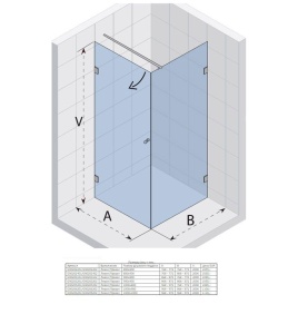 Душевой уголок Riho Scandic M201 100*100*200 L без поддона