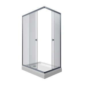 Душевое ограждение Triton Вента-Хром 100*80*202 L/R с поддоном Душевое ограждение Triton Вента-Хром 100*80*202 L/R с поддоном