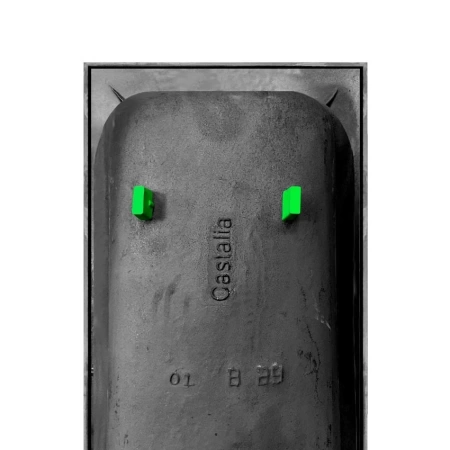 Чугунная ванна Castalia 130х70 комплект