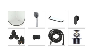 Душевая кабина Domani-Spa Simple с крышей  99 mid V1.2 (90х90 см) Black Accents средний  поддон   АКЦИЯ!!!кабина в наличии Душевая кабина Domani-Spa Simple с крышей  99 mid V1.2 (90х90 см) Black Accents средний  поддон   АКЦИЯ!!!кабина в наличии