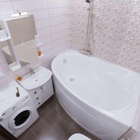 Акриловая ванна Тритон Изабель 170х100х62, левая 