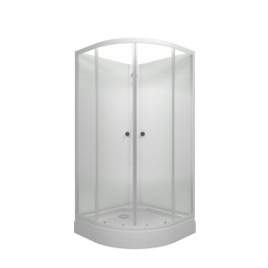 Душевая кабина полукруг Тритон  Лайт А 90х90х191,5 (без крыши) стекло градиент, низкий поддон, душ. набор ТРИТОН  Душевая кабина полукруг Тритон  Лайт А 90х90х191,5 (без крыши) стекло градиент, низкий поддон, душ. набор ТРИТОН