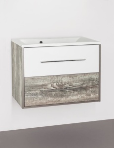 Комплект мебели Style Line Экзотик 75 белый/светлое дерево