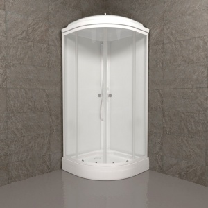 Душевая Кабина Экстра 88*88 А  низкий  поддон прозрачное стекло  Душевая Кабина Экстра 88*88 А  низкий  поддон прозрачное стекло