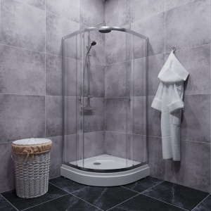 Душевое ограждение Triton Альфа-Хром 80*80*202 с поддоном Душевое ограждение Triton Альфа-Хром 80*80*202 с поддоном