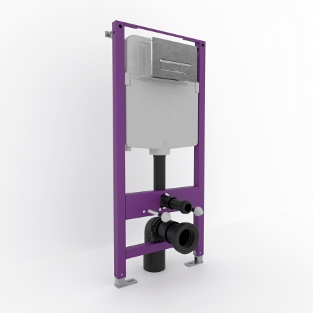 Система инсталляции для унитазов Triton-Pro EVO8015N с кнопкой 