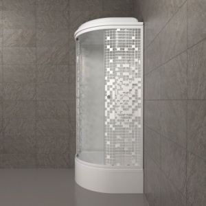 Душевая Кабина Тритон  Мозаика 90*90 В  ДН4 средний поддон  Душевая Кабина Тритон  Мозаика 90*90 В  ДН4 средний поддон