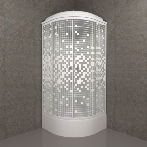 Душевая Кабина Тритон  Мозаика 90*90 В  ДН4 средний поддон  Душевая Кабина Тритон  Мозаика 90*90 В  ДН4 средний поддон