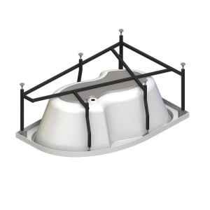 Акриловая ванна Vannesa Ирма 149х96 L комплект