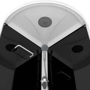 Душевая кабина Domani-Spa Simple 99 V1.2  низкий поддон  90х90 см задняя стекла светлая ,передняя матовая  Душевая кабина Domani-Spa Simple 99 V1.2  низкий поддон  90х90 см задняя стекла светлая ,передняя матовая