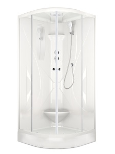 Душевая кабина Domani-Spa Elegance V1.2 90х90 матовые стекла Душевая кабина Domani-Spa Elegance V1.2 90х90 матовые стекла