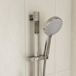 TSH1601 Душ.гарнитур(стойка 760мм,лейка 5F D120мм,шланг нерж.сталь 1,5м)