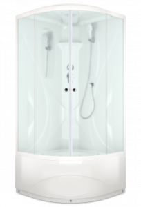 Душевая кабина Domani Spa Elegance V1.2 без электрики, высокий поддон 900x900x2180 (сатин. мат. стекла) DS01E99HAM00-V1.2  Официальный  дилер  Душевая кабина Domani Spa Elegance V1.2 без электрики, высокий поддон 900x900x2180 (сатин. мат. стекла) DS01E99HAM00-V1.2  Официальный  дилер